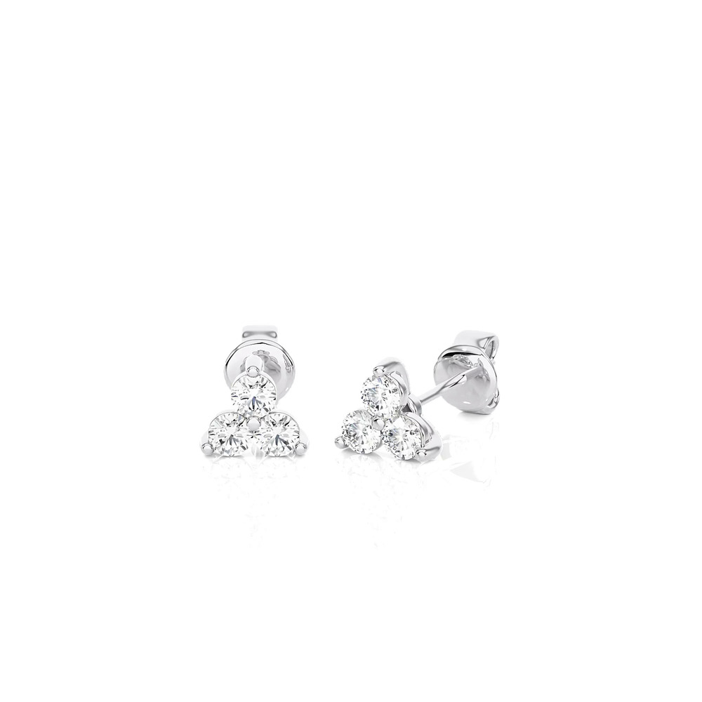360 degree view of Trio Lab Diamond Stud Earrings (1/3 ct. tw.)