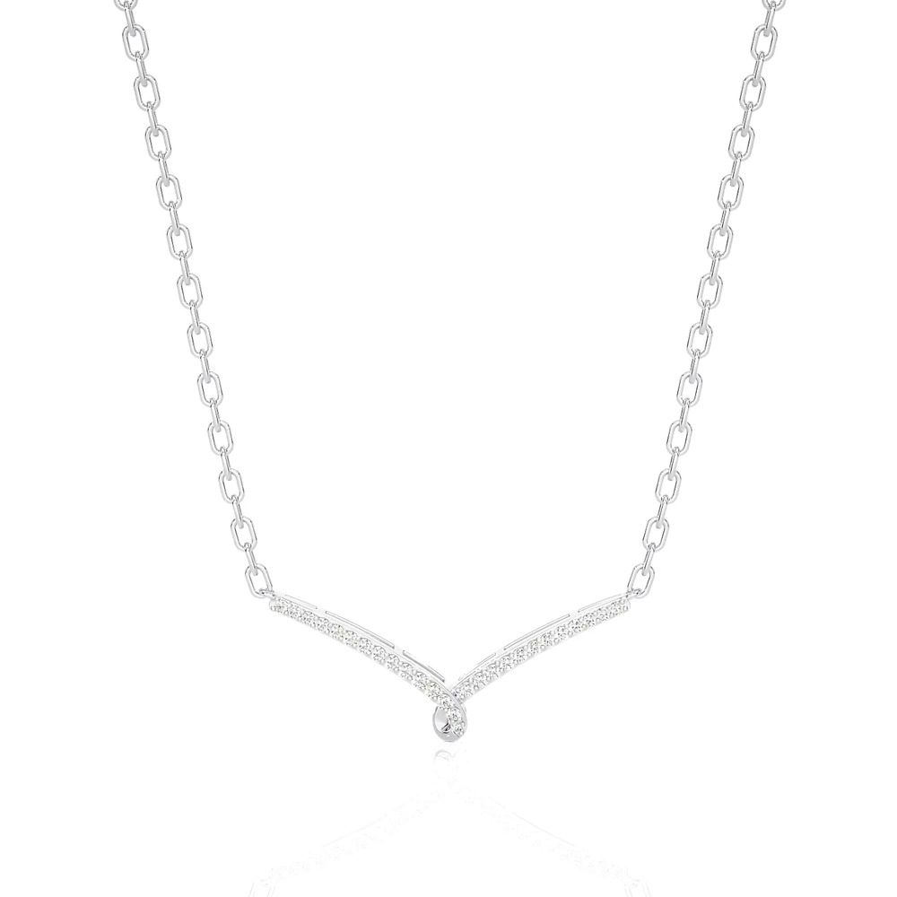360 degree view of Ribbon Lab Diamond Necklace