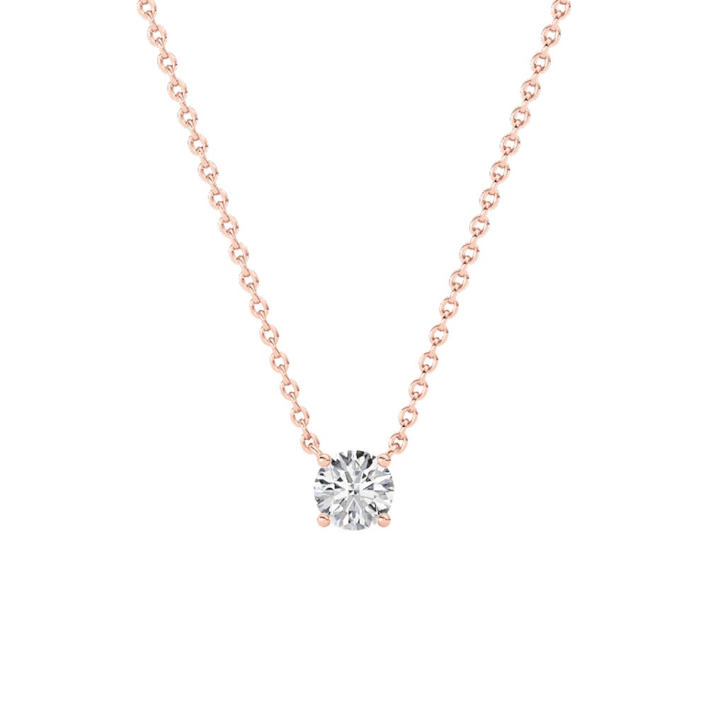 360 degree view of Floating Lab Diamond Solitaire Necklace (1.50 ct.)