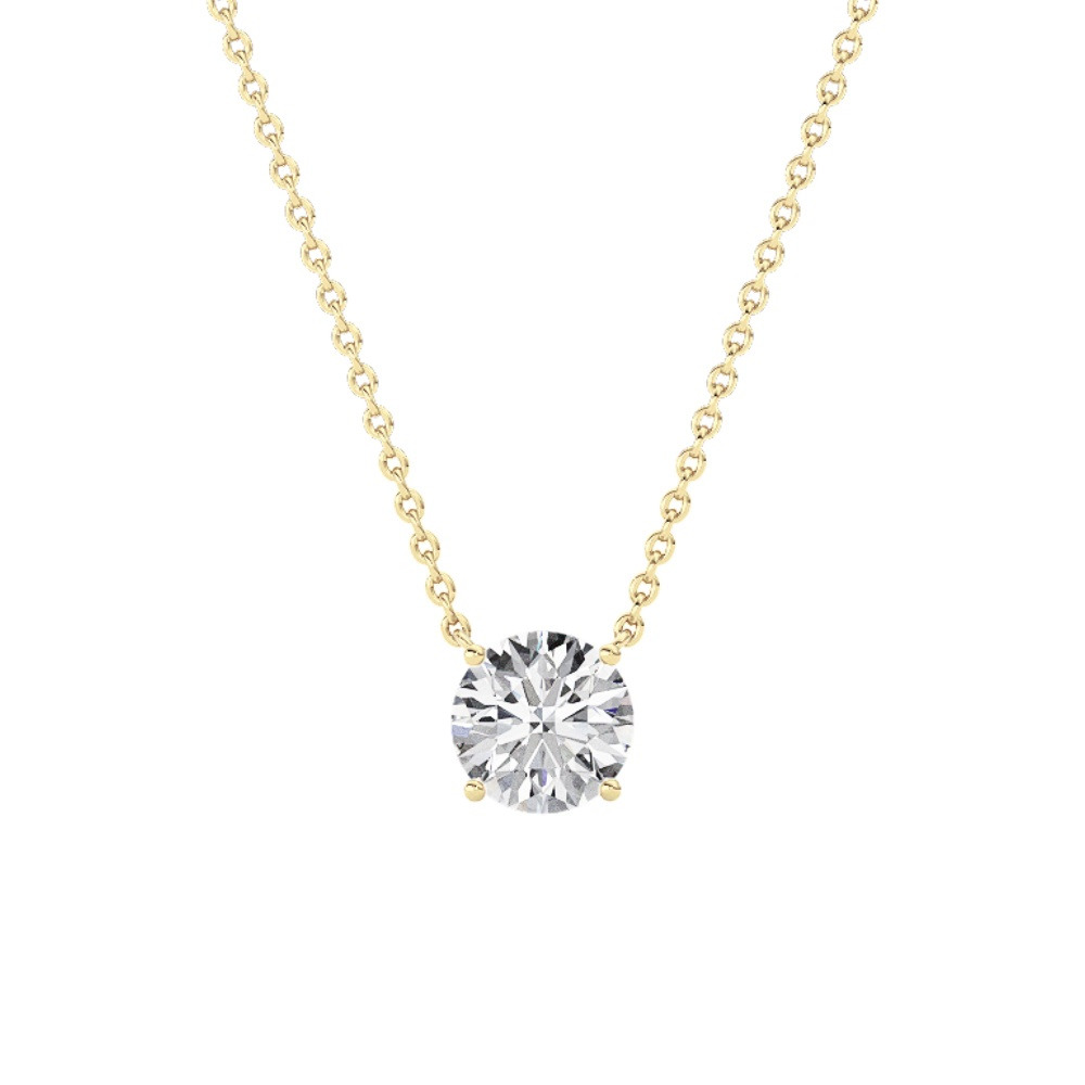 360 degree view of Floating Lab Diamond Solitaire Necklace (2.00 ct.)