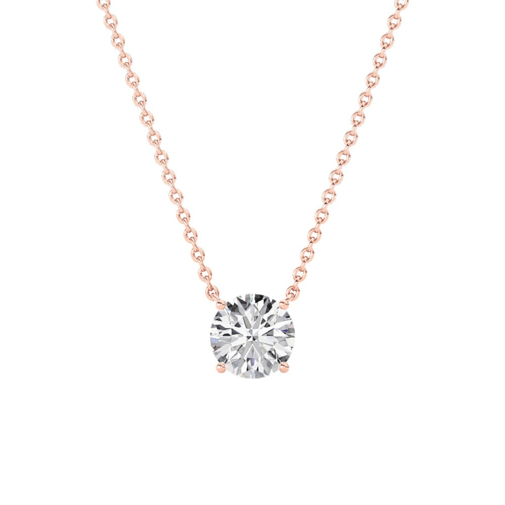 360 degree view of Floating Lab Diamond Solitaire Necklace (2.00 ct.)