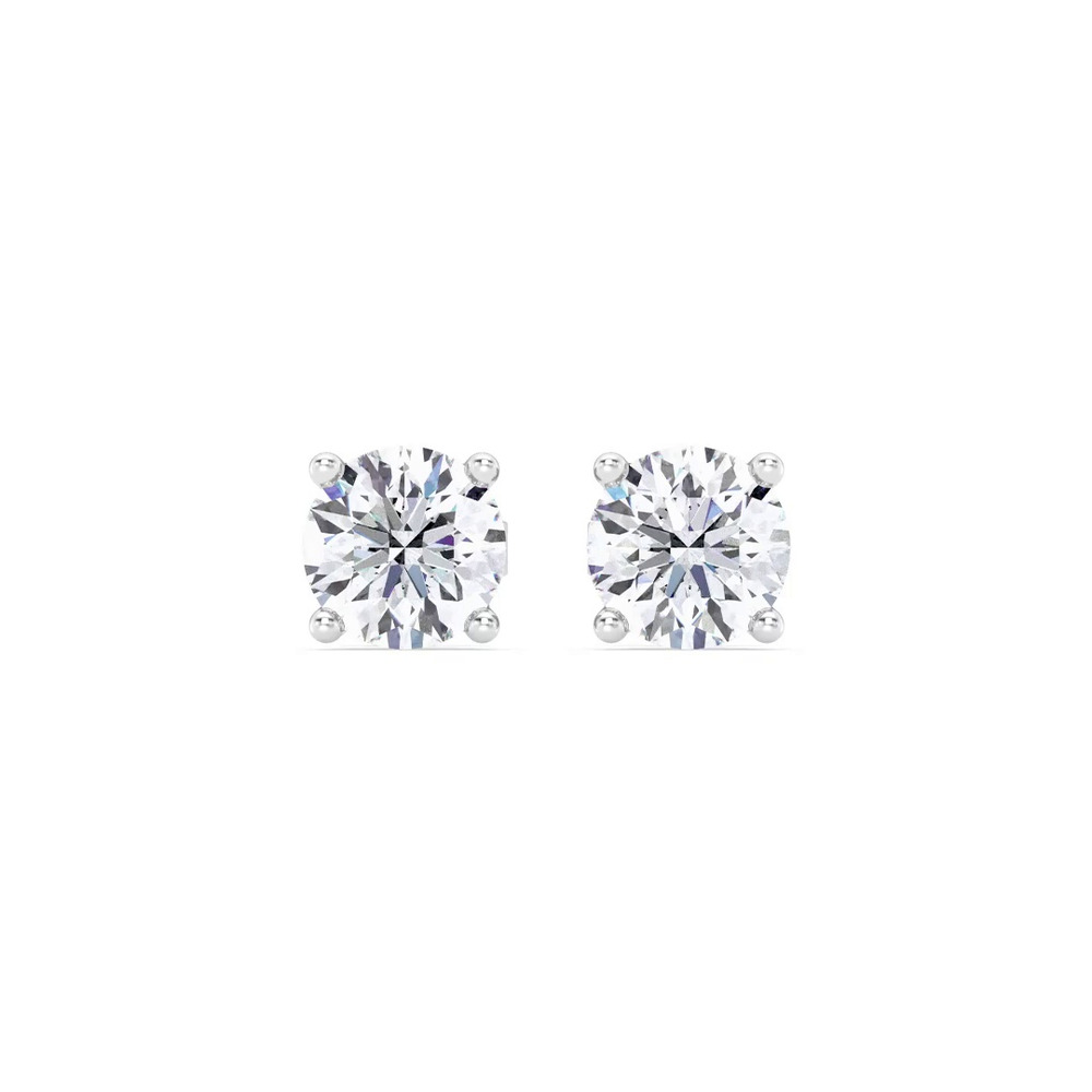360 degree view of Lab Diamond Stud Earrings (2 ct. tw.)