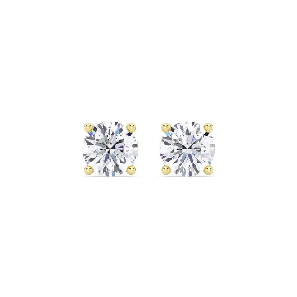 360 degree view of Lab Diamond Stud Earrings (2 ct. tw.)