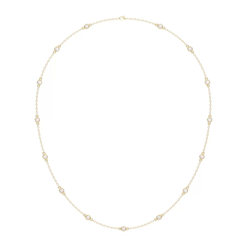 360 degree view of Gareluna Lab Diamond Station Necklace (3 ct. tw.)