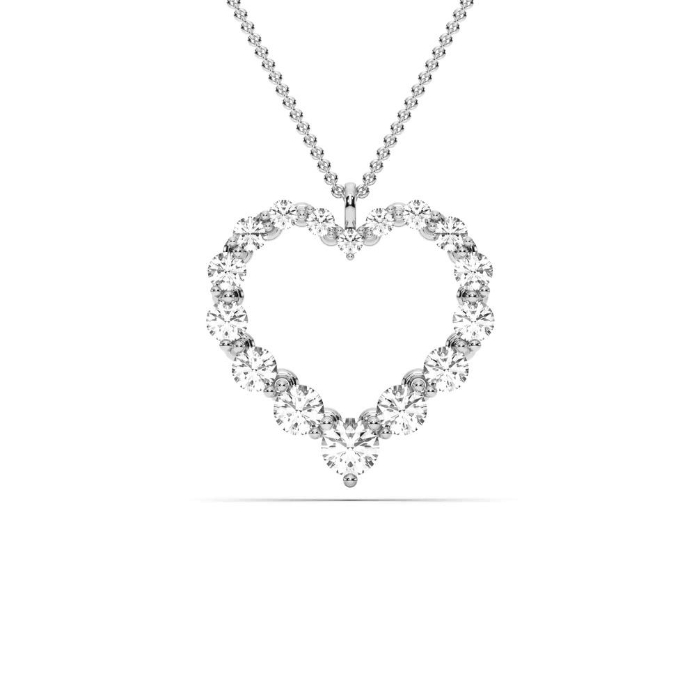 360 degree view of Amora Heart Lab Diamond Necklace (1.00 ct. tw.)
