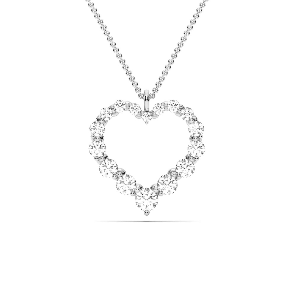 360 degree view of Amora Heart Lab Diamond Necklace (1.50 ct. tw.)