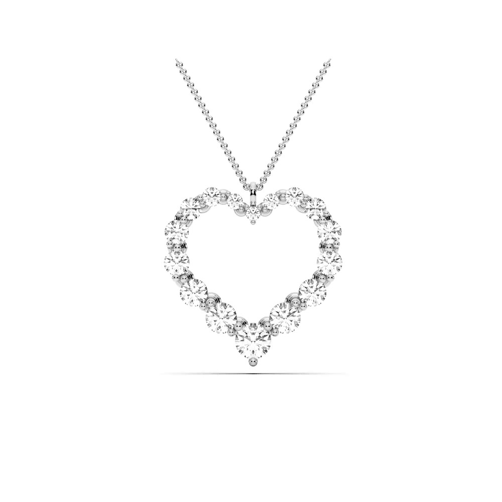 360 degree view of Amora Heart Lab Diamond Necklace (3.00 ct. tw.)