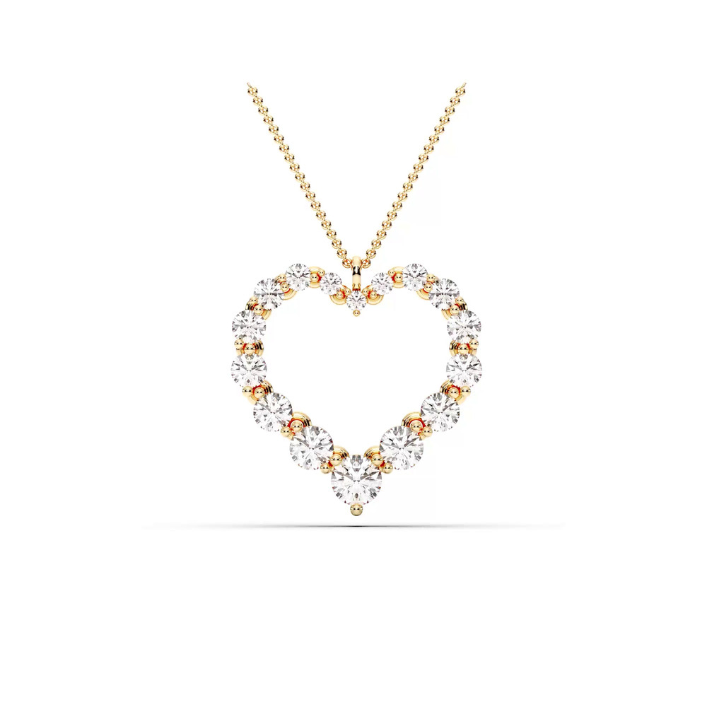 360 degree view of Amora Heart Lab Diamond Necklace (3.00 ct. tw.)