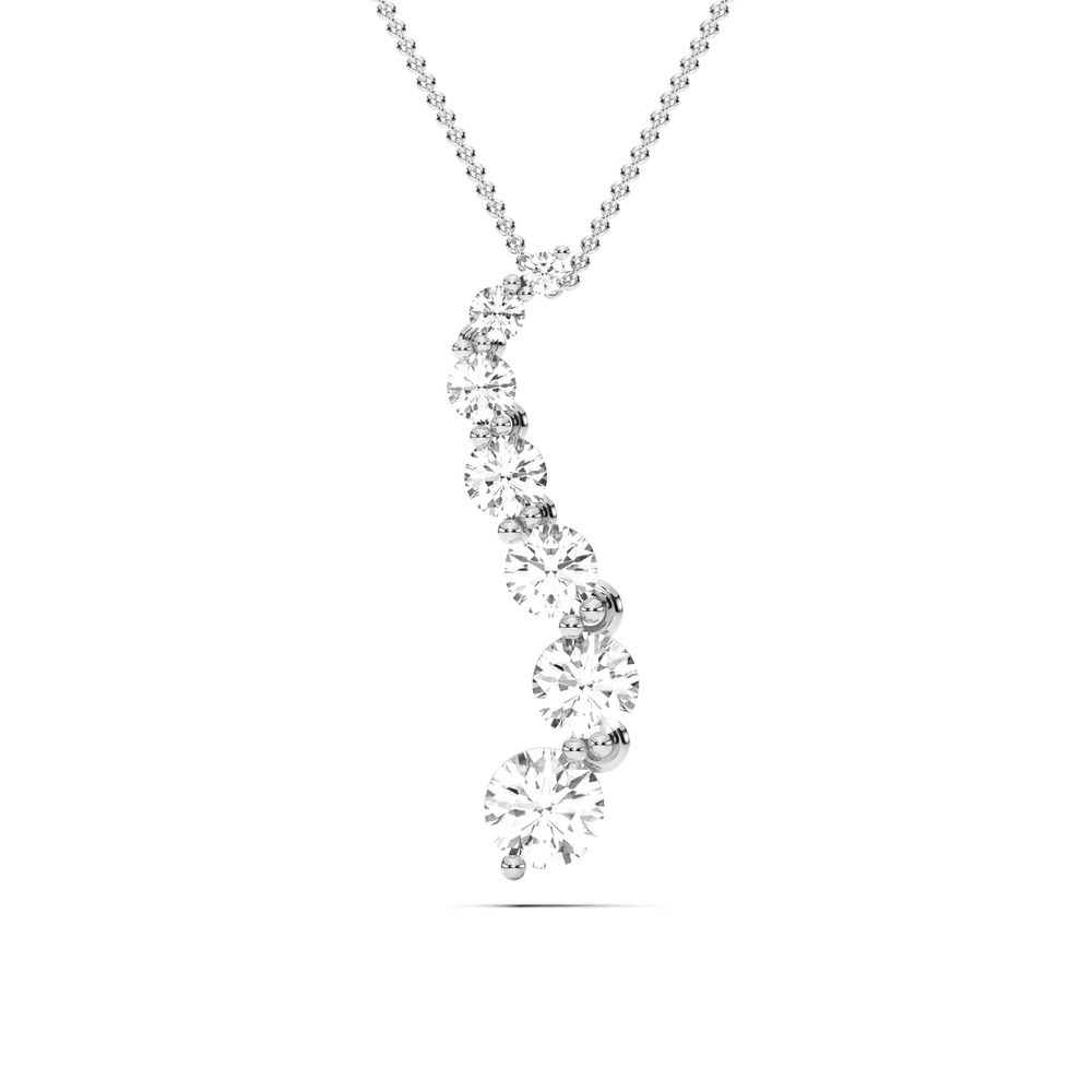 360 degree view of Journey Lab Diamond Necklace (1.00 ct. tw.)