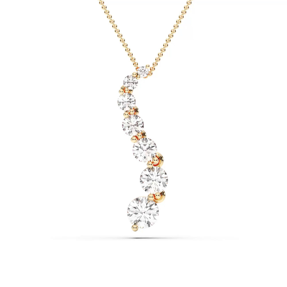 360 degree view of Journey Lab Diamond Necklace (1.00 ct. tw.)