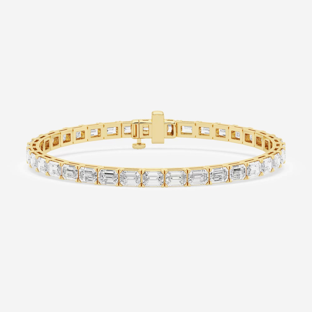 360 degree view of Emerald Lab Diamond East-West Tennis Bracelet (12 1/5 ct. tw.)