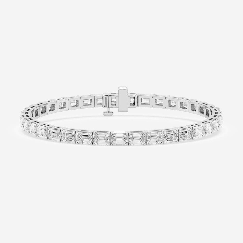360 degree view of Emerald Lab Diamond East-West Tennis Bracelet (12 1/5 ct. tw.)