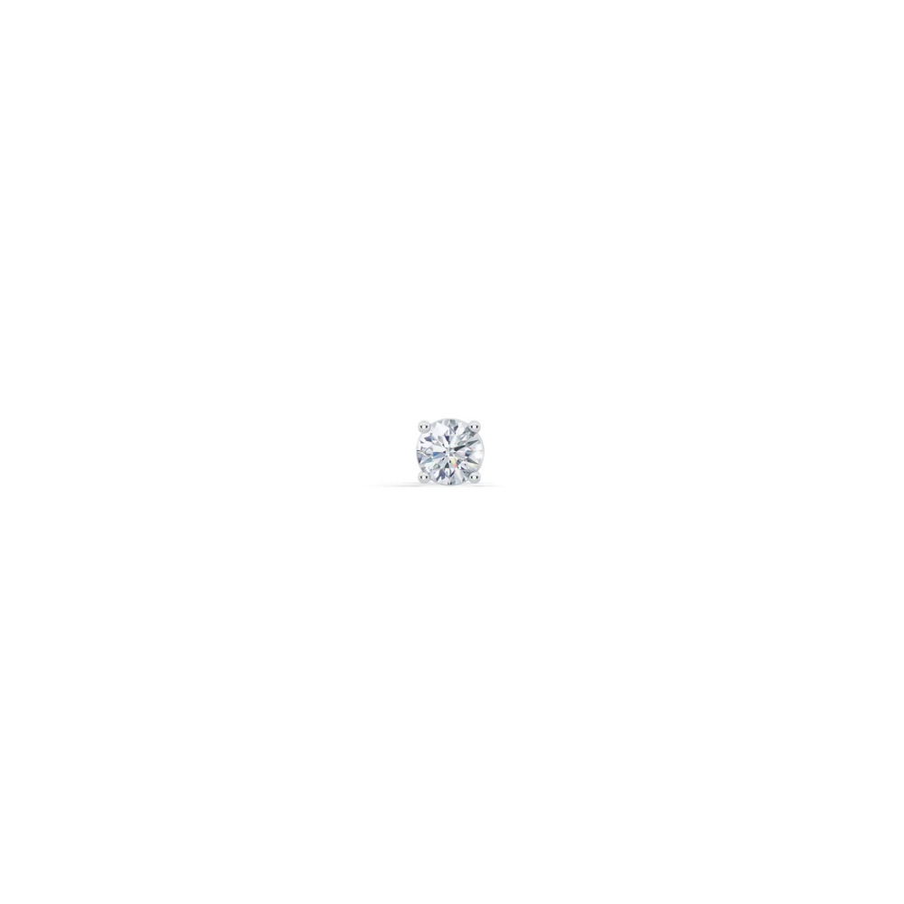 360 degree view of Single Lab Diamond Screw Back Stud Earring (1/8ct)