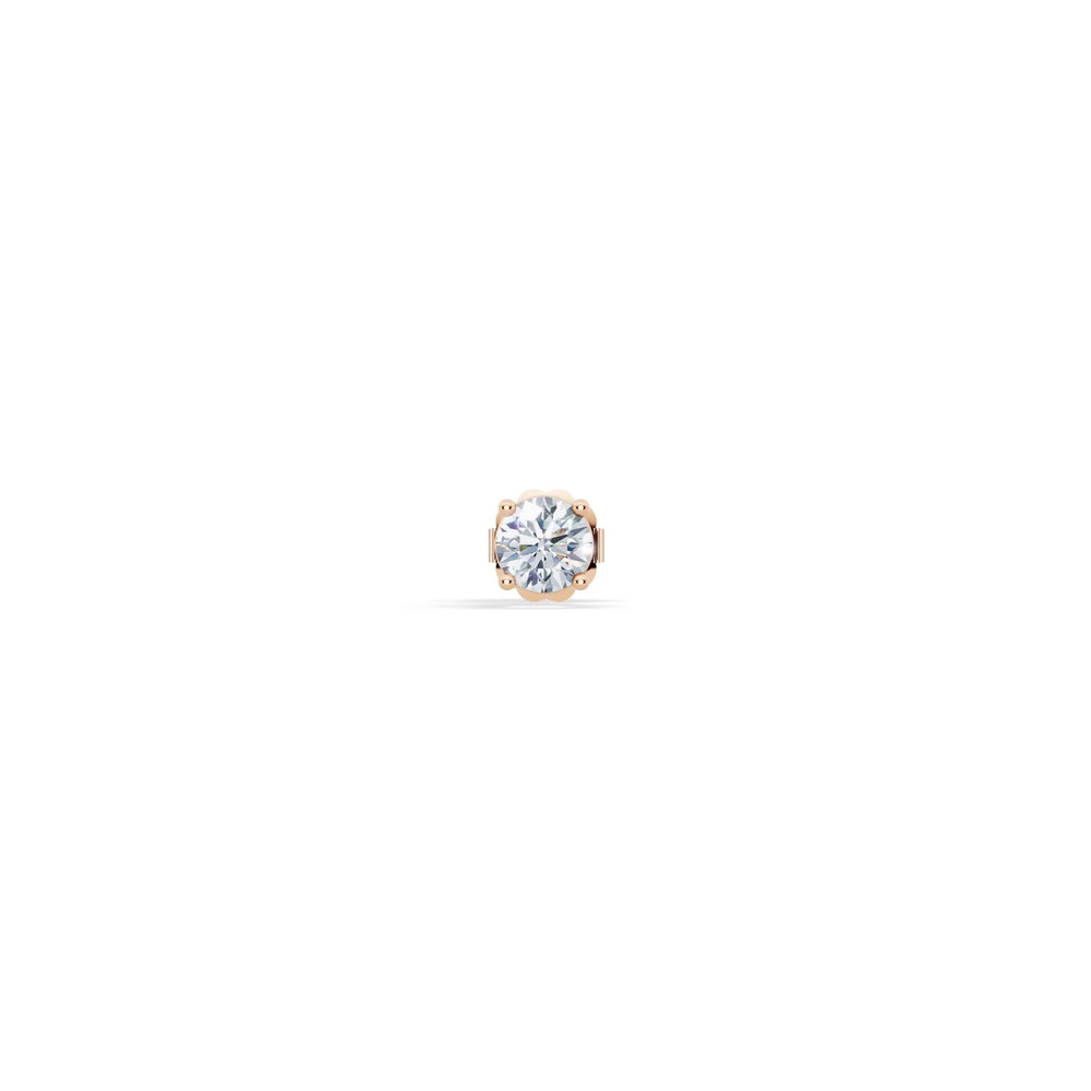 360 degree view of Single Lab Diamond Stud Earring (3/8ct)
