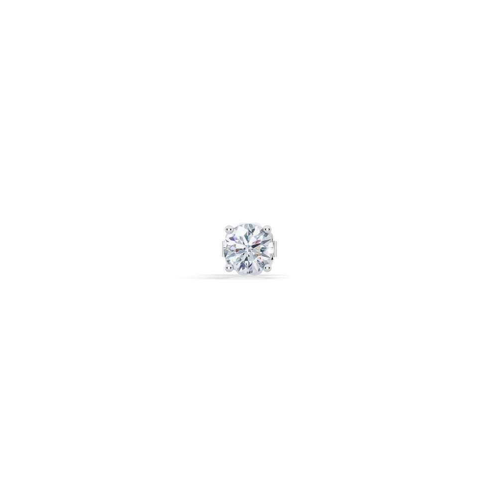 360 degree view of Single Lab Diamond Stud Earring (1/2ct)