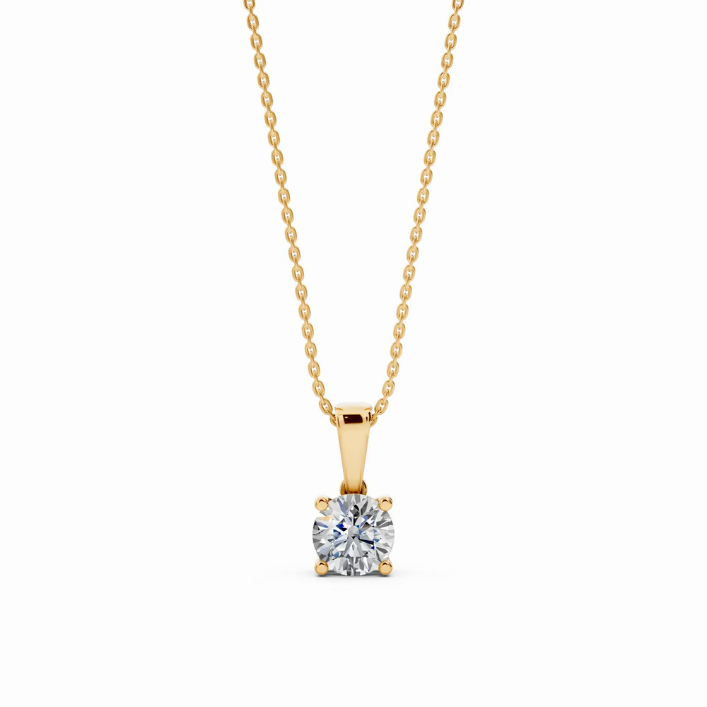 360 degree view of Solitaire Lab Diamond Pendant Necklace (1 ct.)