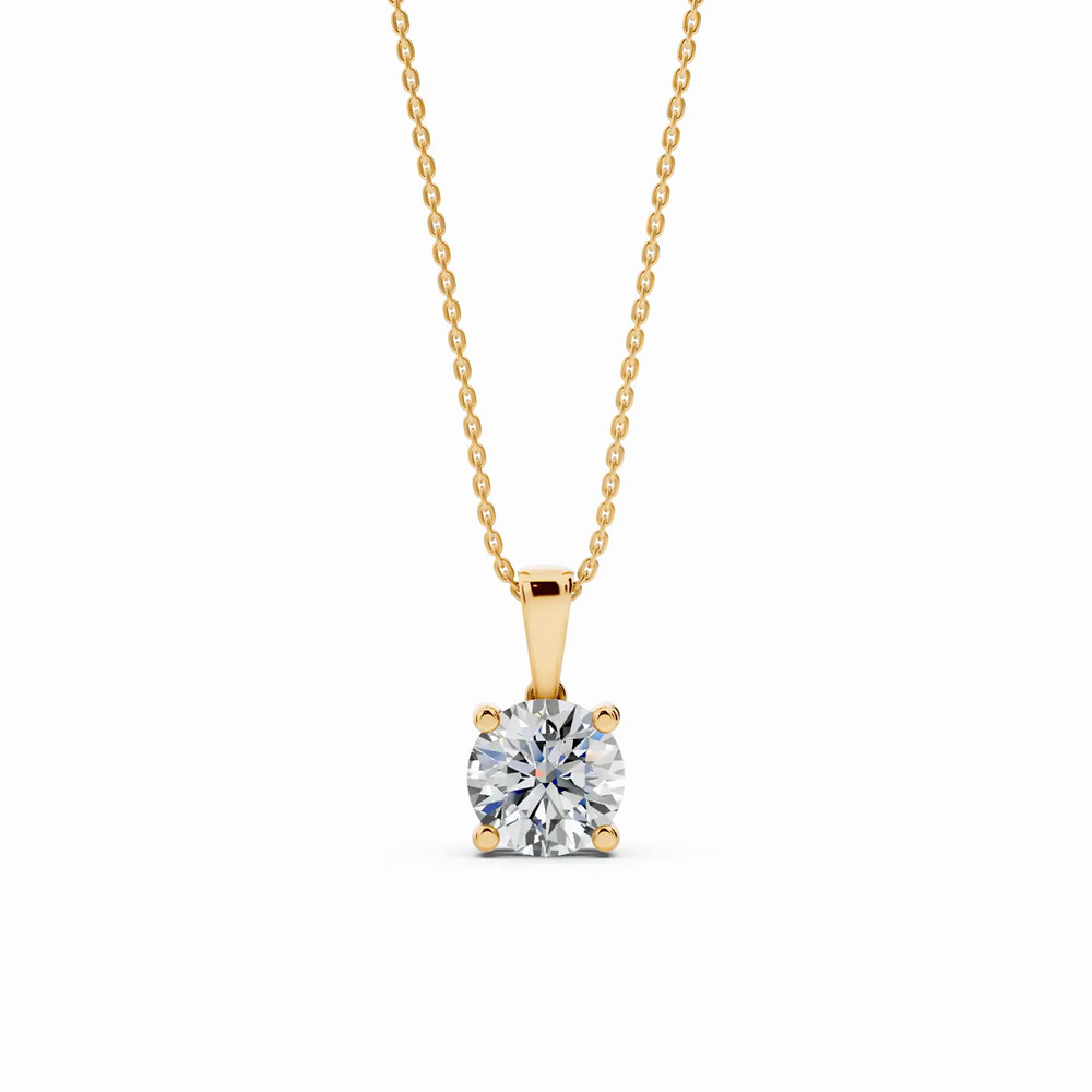 360 degree view of Solitaire Lab Diamond Pendant Necklace (2 ct.)