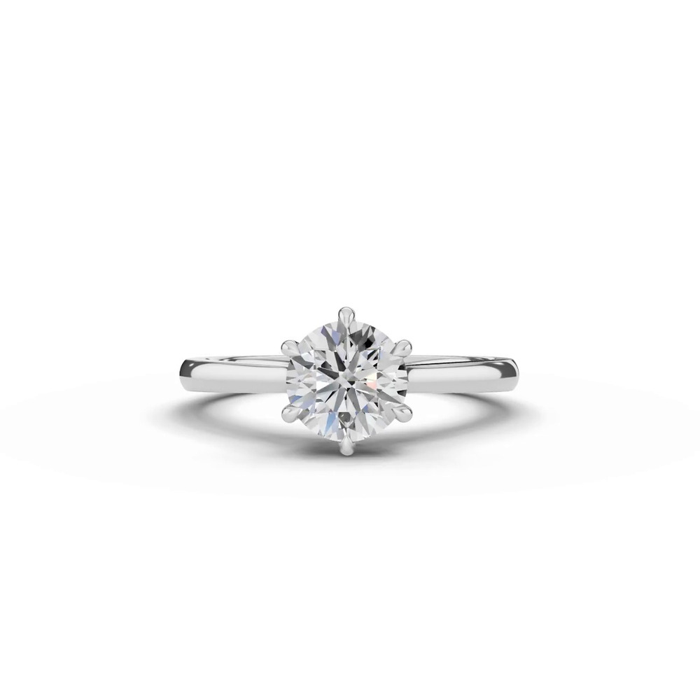 360 degree view of Tradition Cathedral Solitaire 1.00 ct. Round Lab Engagement Ring (1.8mm)