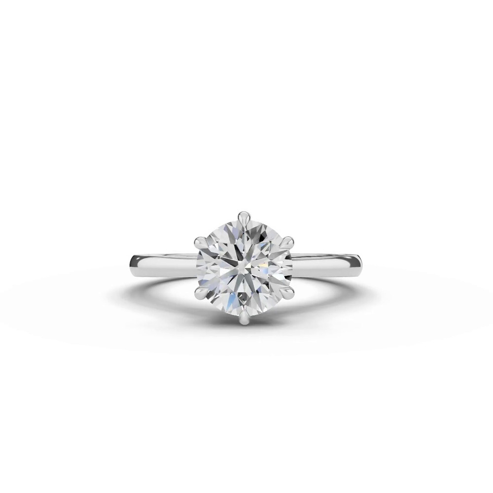 360 degree view of Tradition Cathedral Solitaire 1.50 ct. Round Lab Engagement Ring (1.8mm)