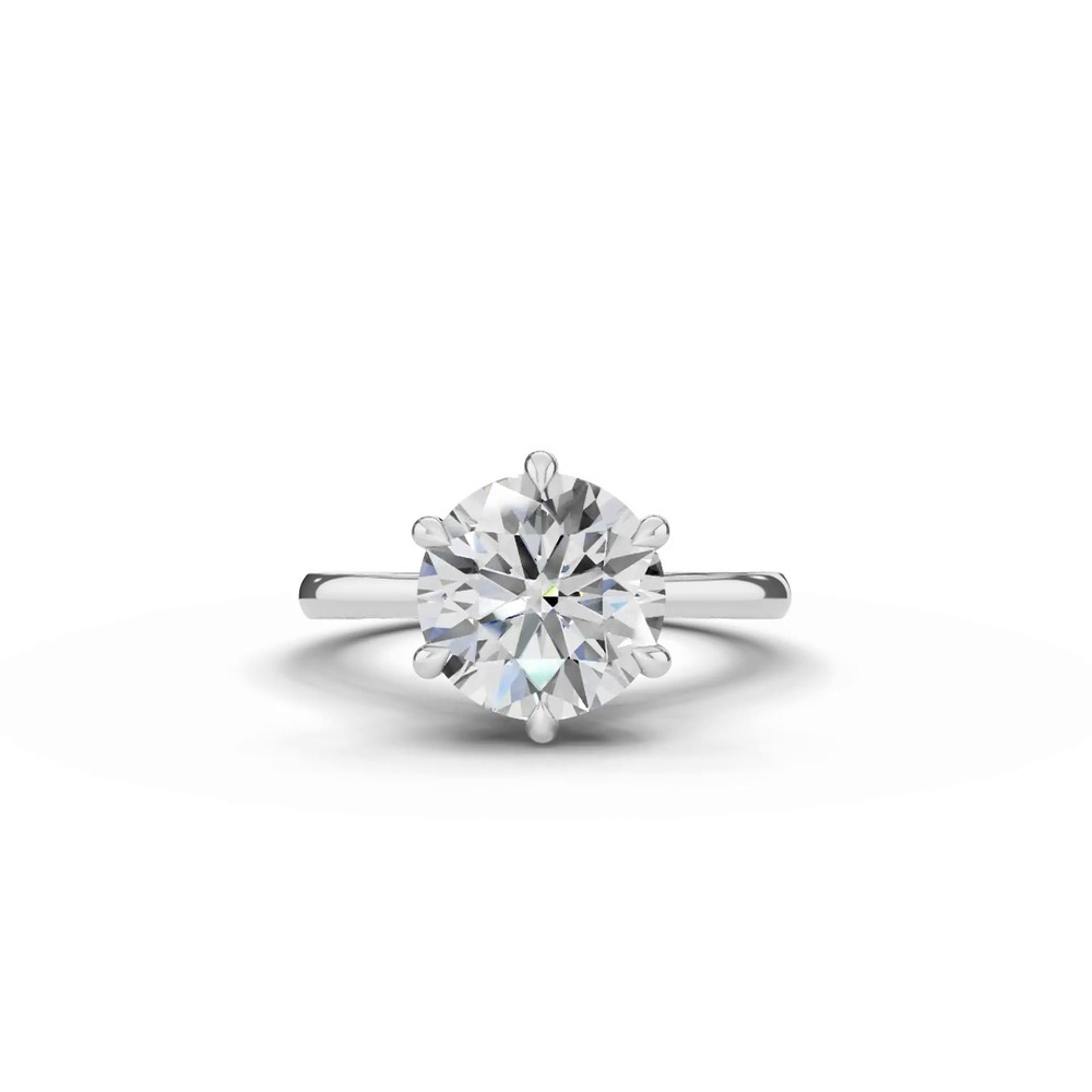 360 degree view of Tradition Cathedral Solitaire 3.00 ct. Round Lab Engagement Ring (1.8mm)