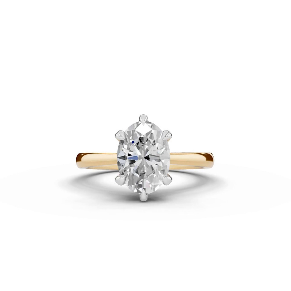 360 degree view of Tradition Cathedral Solitaire 2.00 ct. Oval Lab Engagement Ring (2.2mm)