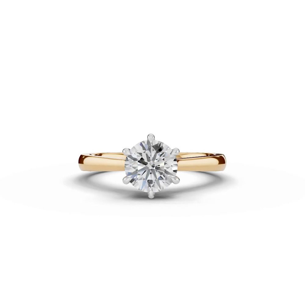 360 degree view of Tradition Cathedral Solitaire 1.00 ct. Round Lab Engagement Ring (2.2mm)