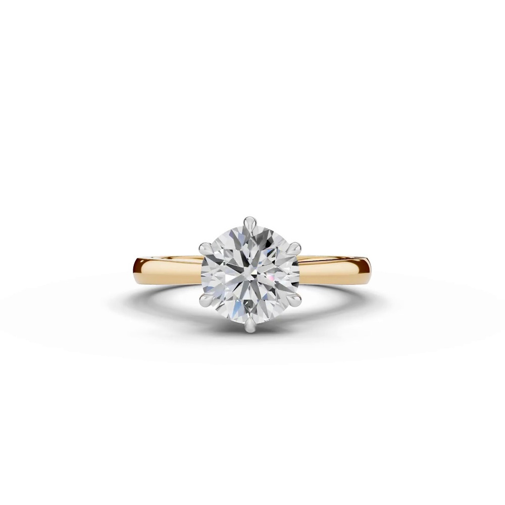 360 degree view of Tradition Cathedral Solitaire 1.50 ct. Round Lab Engagement Ring (2.2mm)