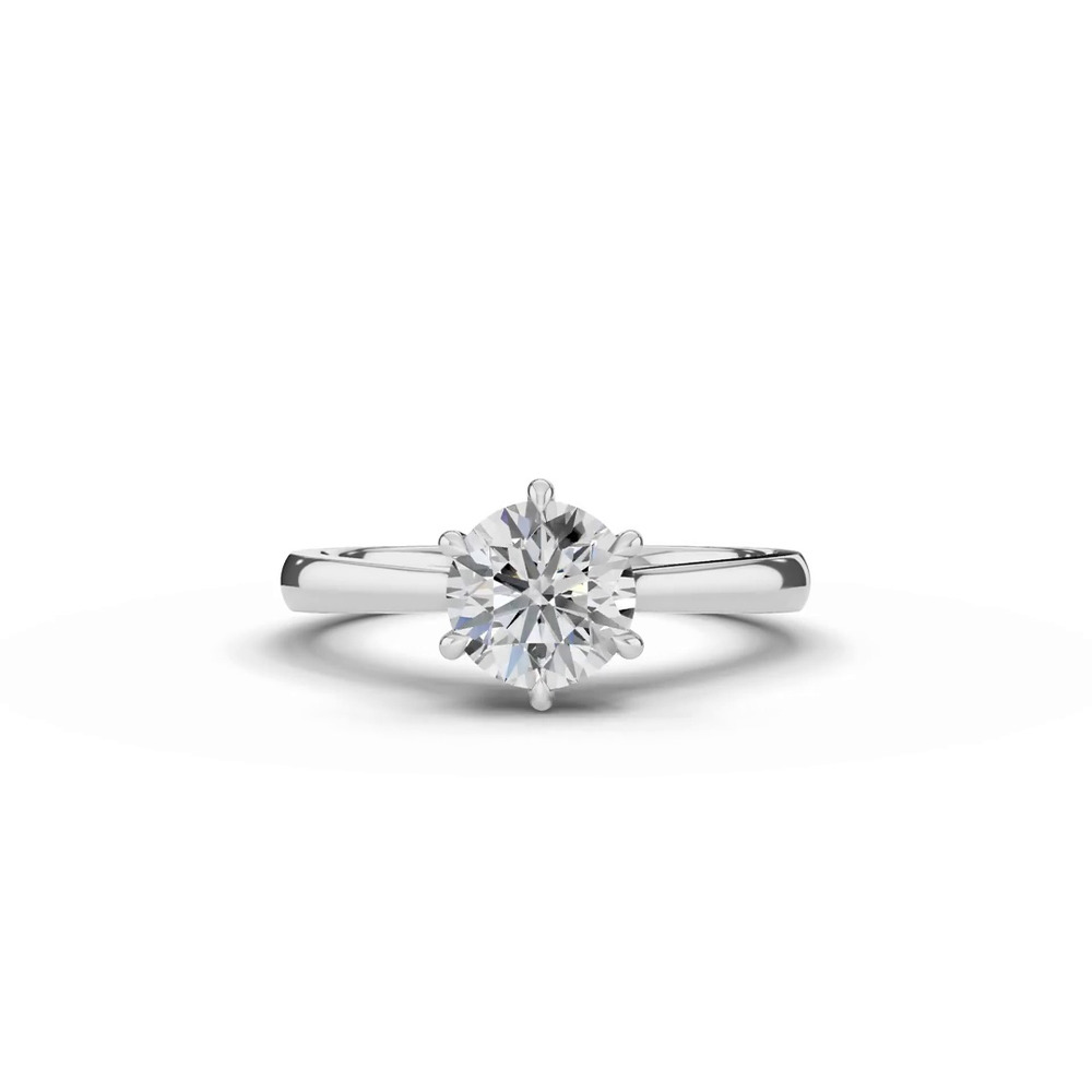 360 degree view of Tradition Cathedral Solitaire 1.00 ct. Round Lab Engagement Ring (2.2mm)