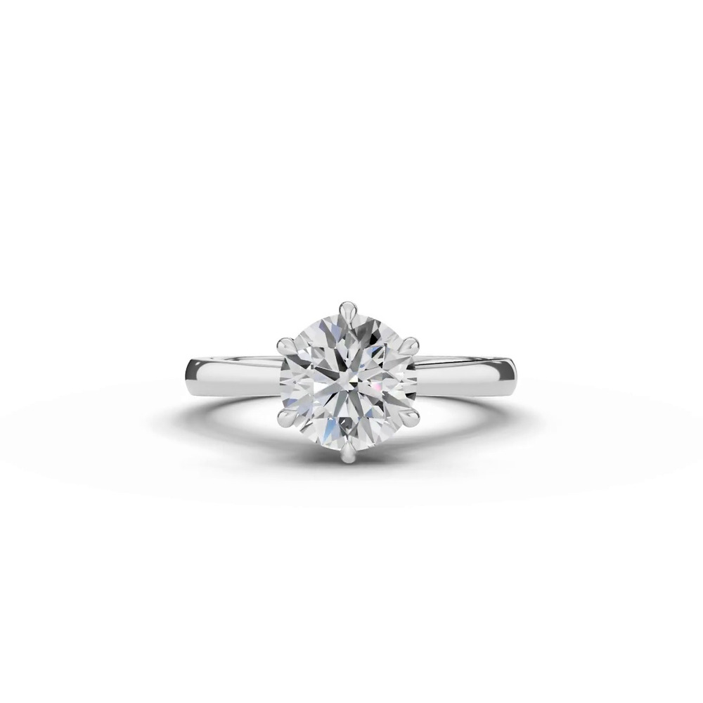 360 degree view of Tradition Cathedral Solitaire 1.50 ct. Round Lab Engagement Ring (2.2mm)