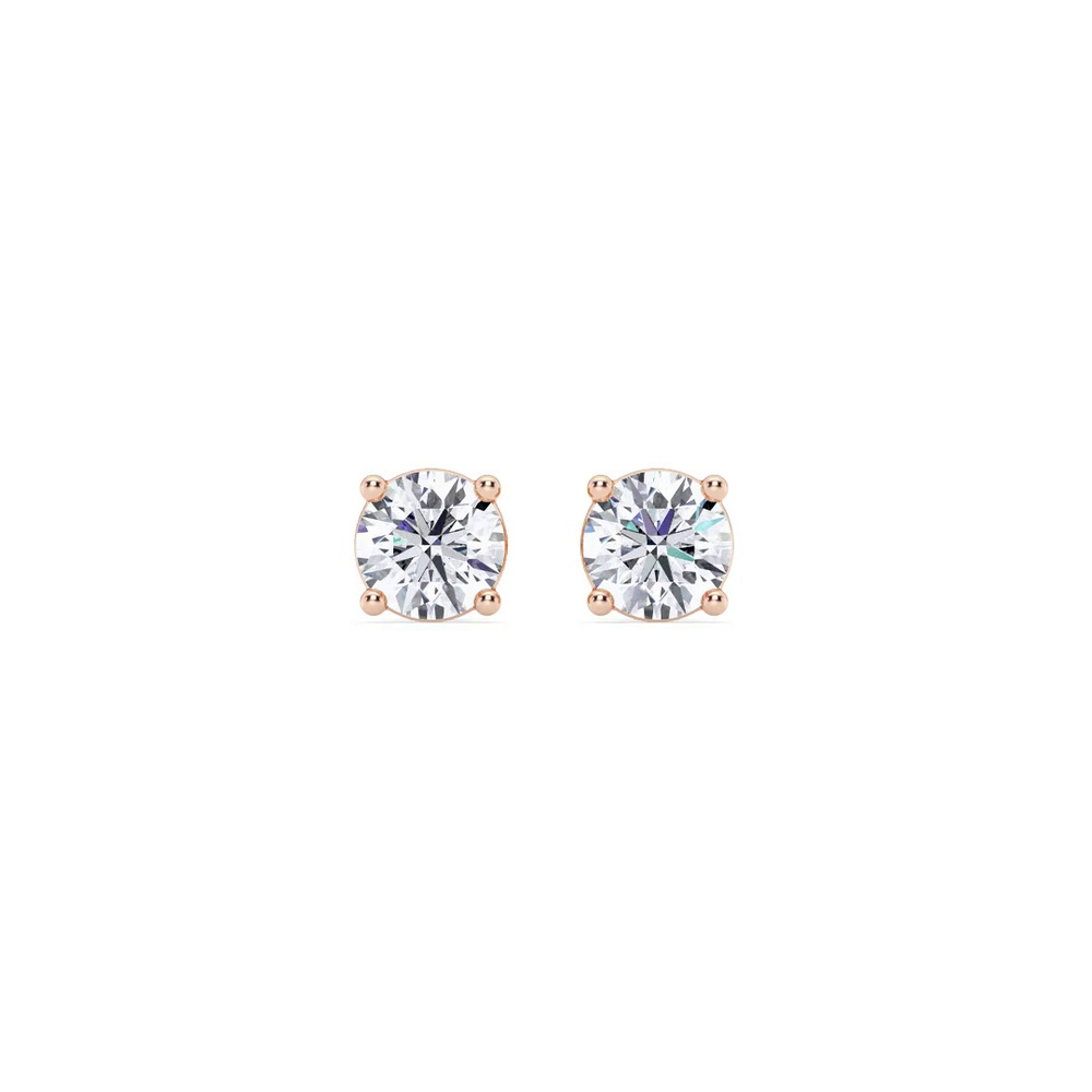 360 degree view of Lab Diamond Stud Screw-Back Earrings (.75 ct. tw.)