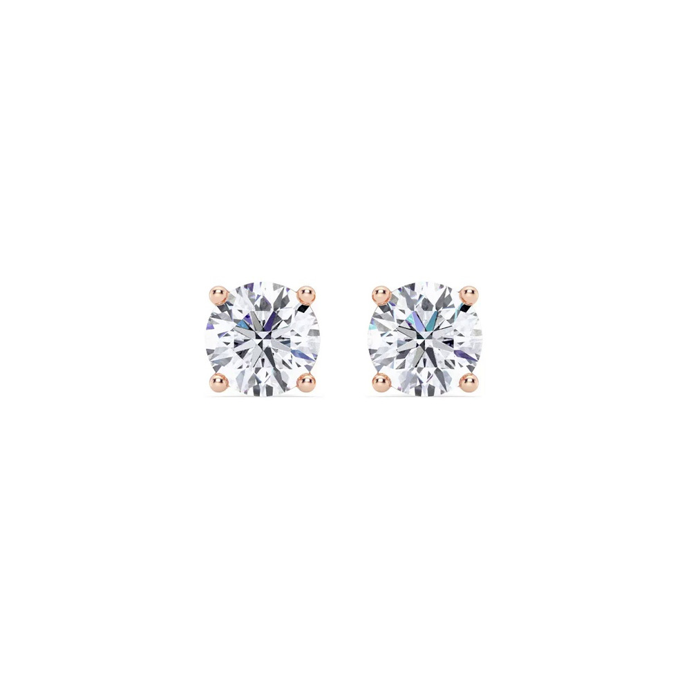 360 degree view of Lab Diamond Stud Screw-Back Earrings (1.50 ct. tw.)