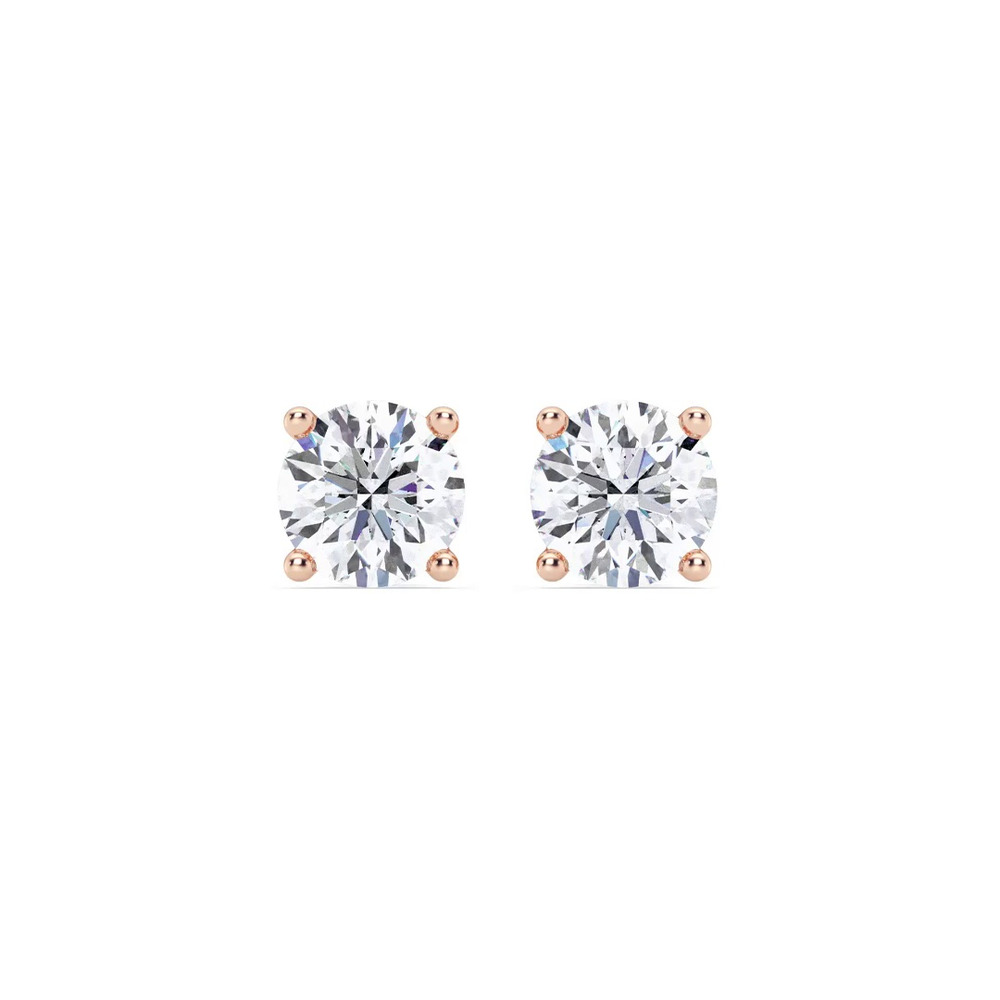 360 degree view of Lab Diamond Stud Screw-Back Earrings (2.00 ct. tw.)