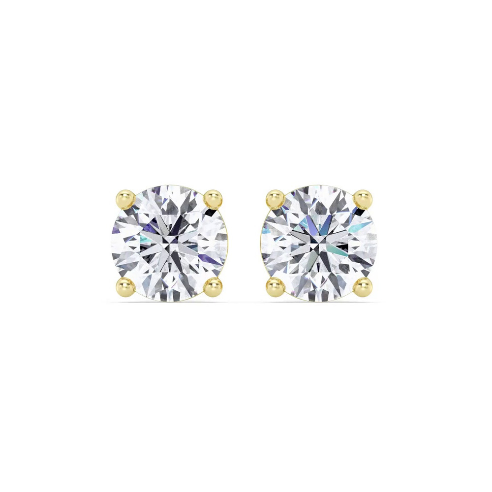 360 degree view of Lab Diamond Stud Earrings (4.00 ct. tw.)