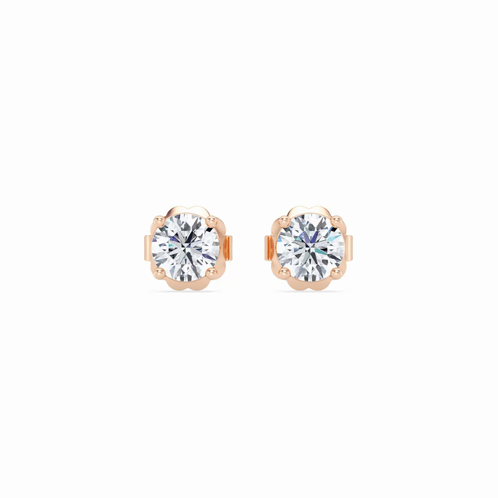 360 degree view of Lab Diamond Stud Earrings (1/2 ct. tw.)