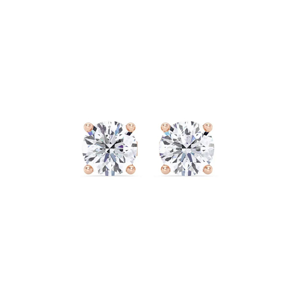 360 degree view of Lab Diamond Stud Earrings (2 ct. tw.)