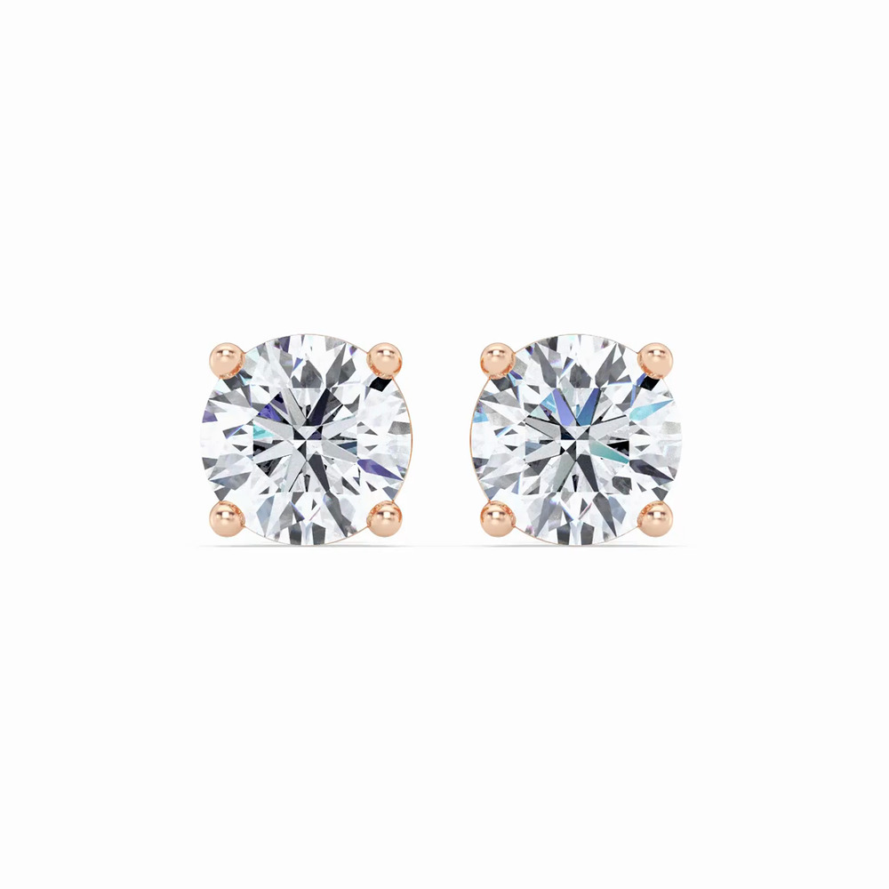 360 degree view of Lab Diamond Stud Earrings (4 ct. tw.)