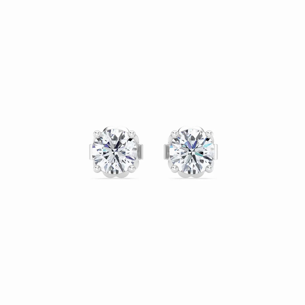 360 degree view of Lab Diamond Stud Earrings (1 ct. tw.)