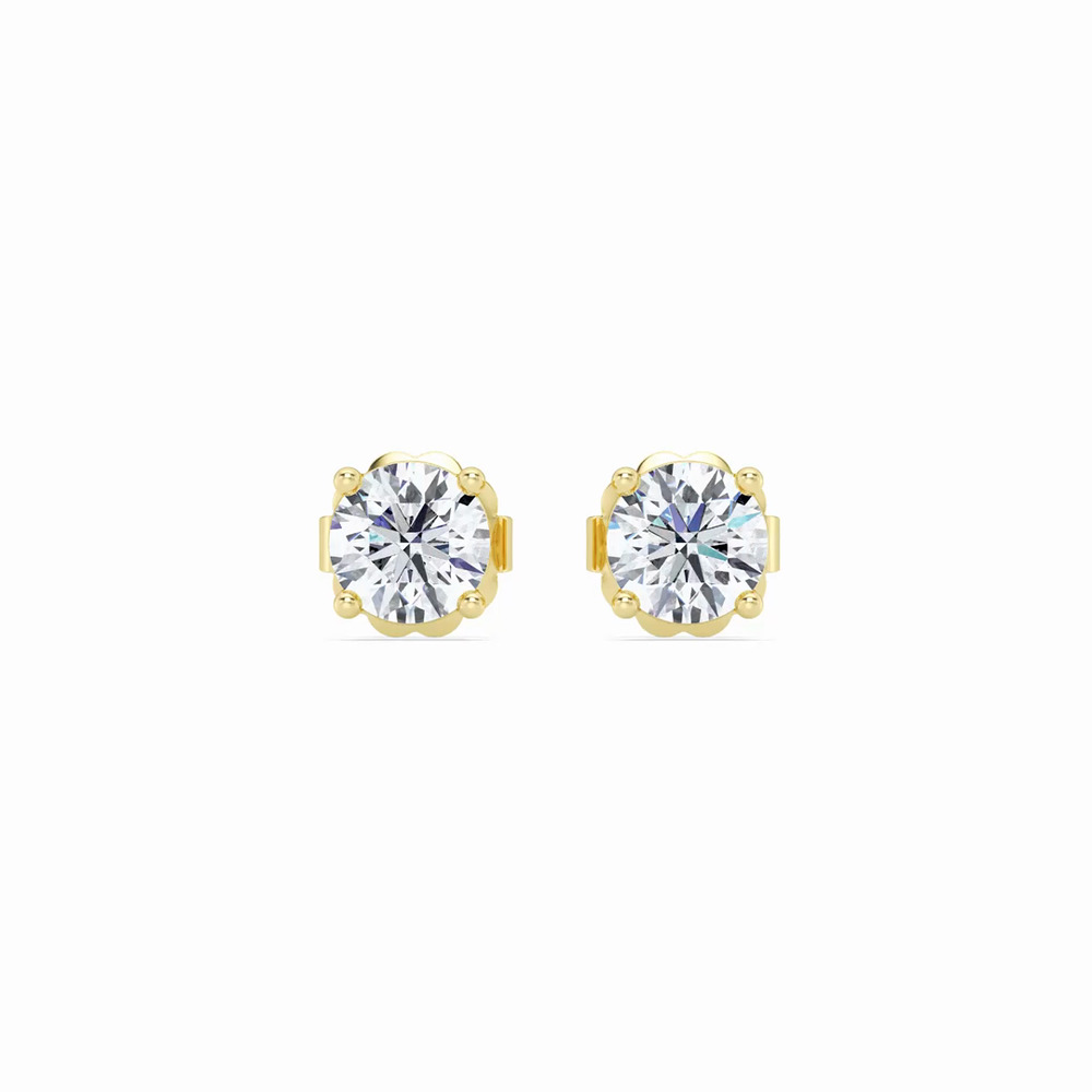 360 degree view of Lab Diamond Stud Earrings (1 ct. tw.)