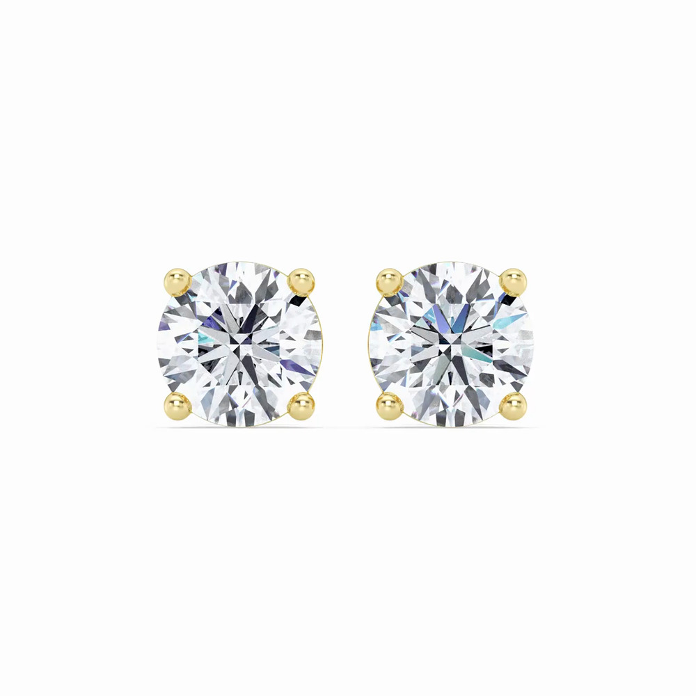 360 degree view of Lab Diamond Stud Earrings (4 ct. tw.)