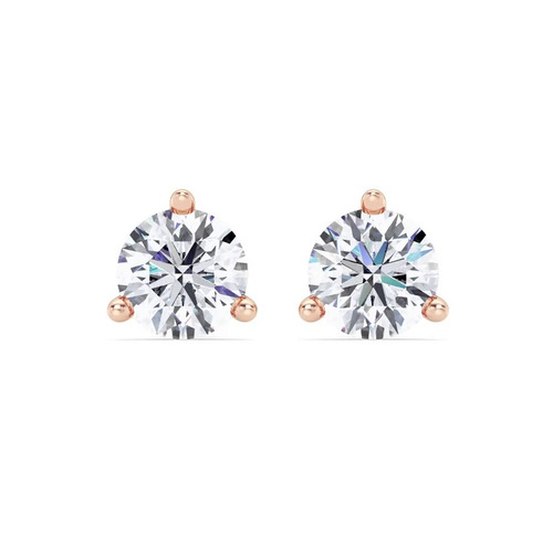 360 degree view of Three-Prong Lab Diamond Martini Earrings (5 ct. tw.)