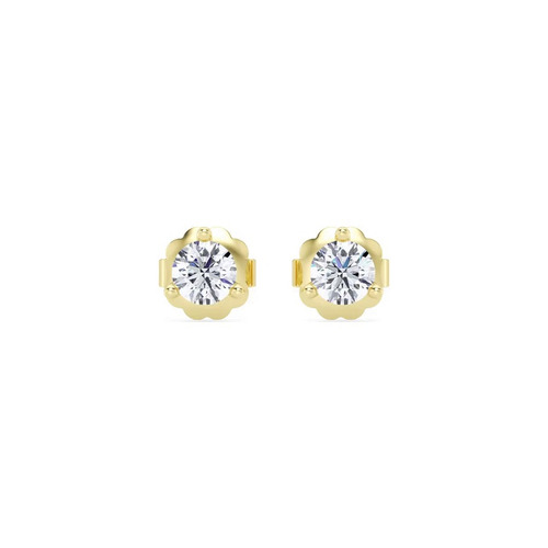360 degree view of Three-Prong Lab Diamond Martini Earrings (1/2 ct. tw.)