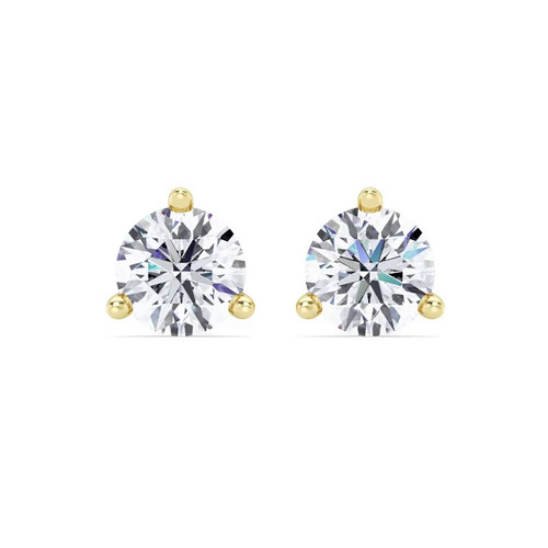 360 degree view of Three-Prong Lab Diamond Martini Earrings (4 ct. tw.)