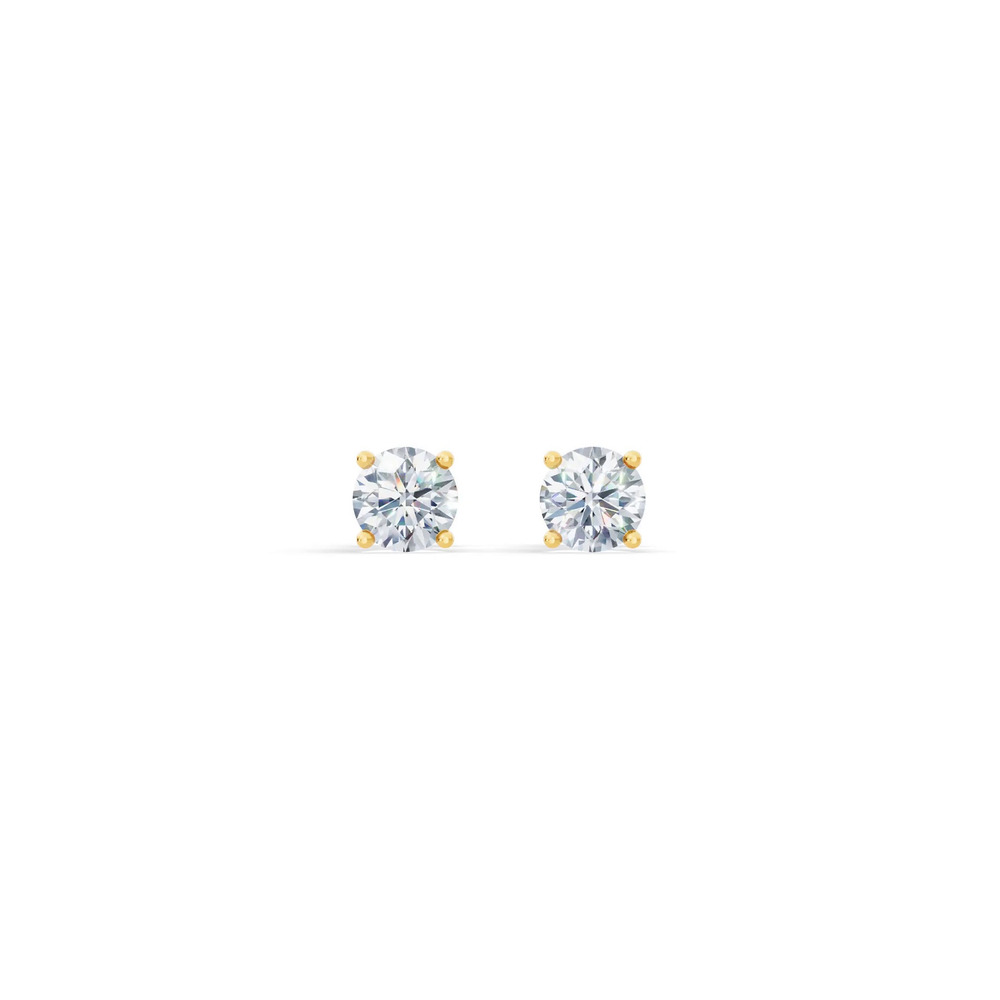 360 degree view of Lab Diamond Guardian Back Earrings (3 ct. tw.)
