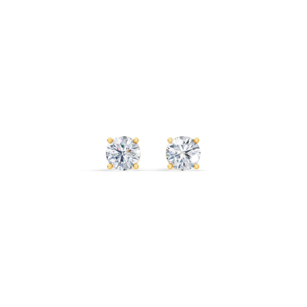 360 degree view of Lab Diamond Guardian Back Earrings (4.00 ct. tw.)