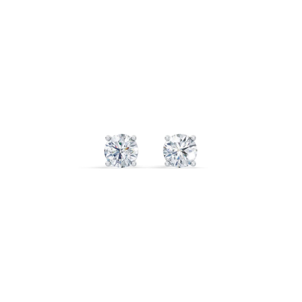 360 degree view of Lab Diamond Guardian Back Earrings (4 ct. tw.)