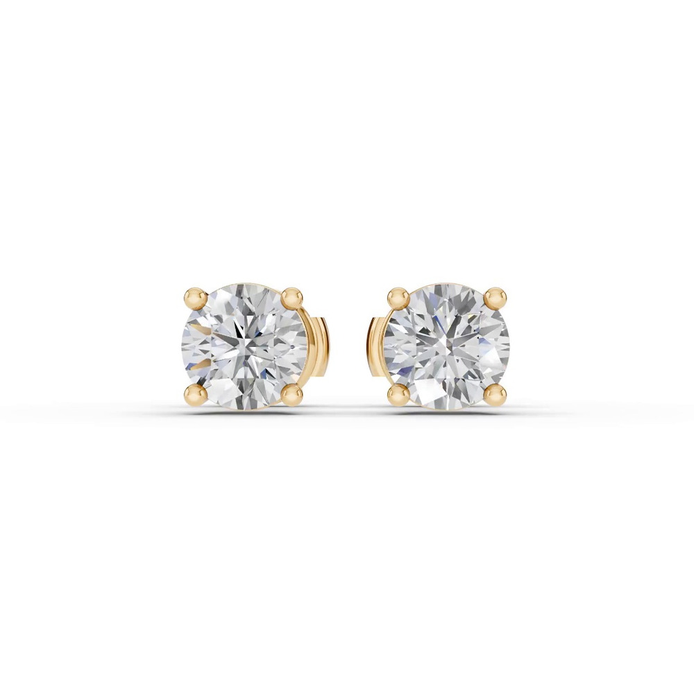 360 degree view of Lab Diamond Guardian Back Earrings (1.5 ct. tw.)