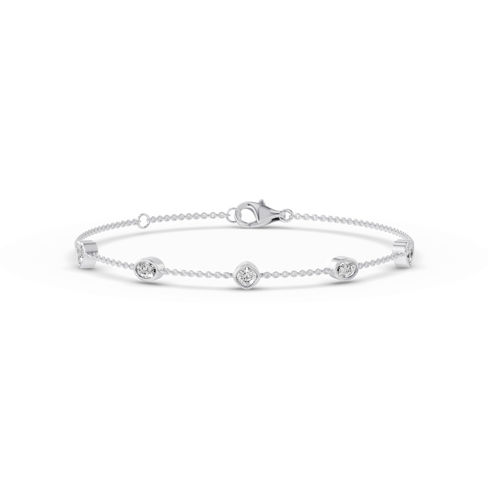 360 degree view of Soluna Caelia Lab Diamond Bracelet