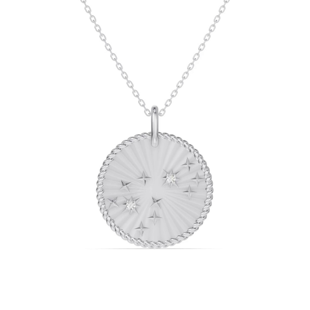 360 degree view of Scorpio Celestial Zodiac Medallion Pendant