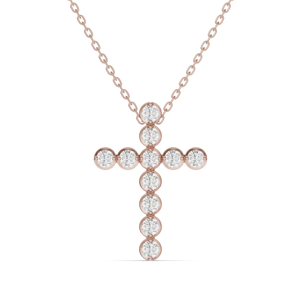 360 degree view of Seraphine Cross Lab Pendant