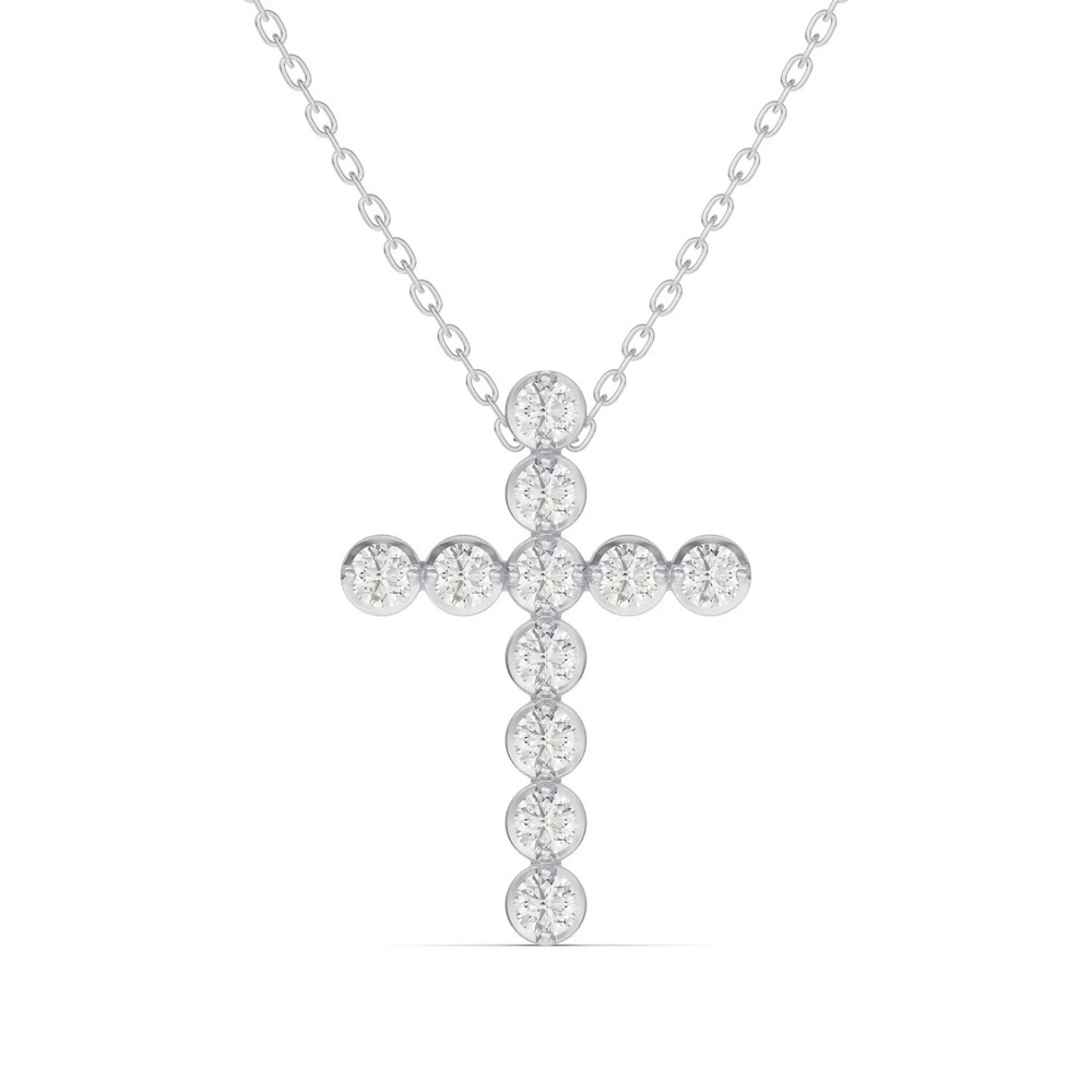 360 degree view of Seraphine Cross Pendant